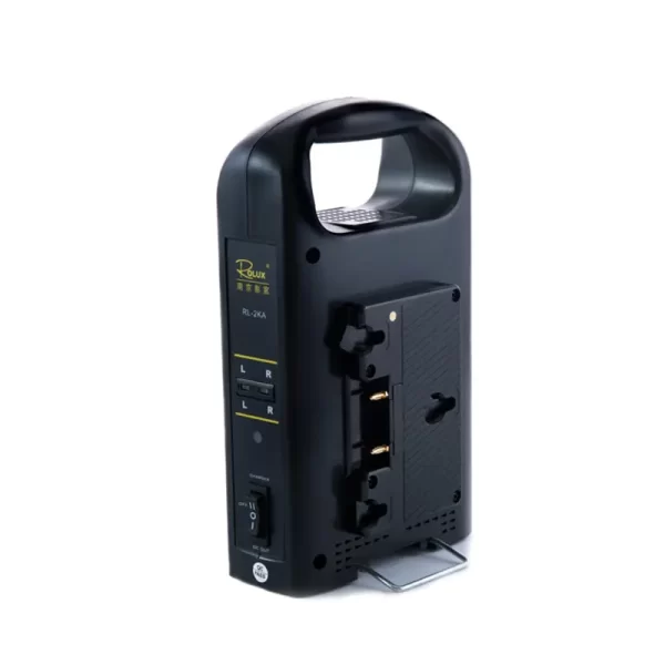 Rolux 2-Channel Gold-Mount Battery Charger
