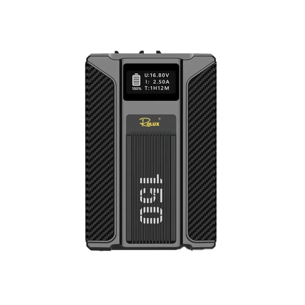 Rolux 14.4V 150Wh 10350mAh USB-C Port V-Mount Lithium Battery
