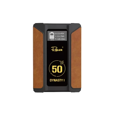 Rolux 14.4V 50Wh 3450mAh USB-C Port V-Mount Lithium Battery