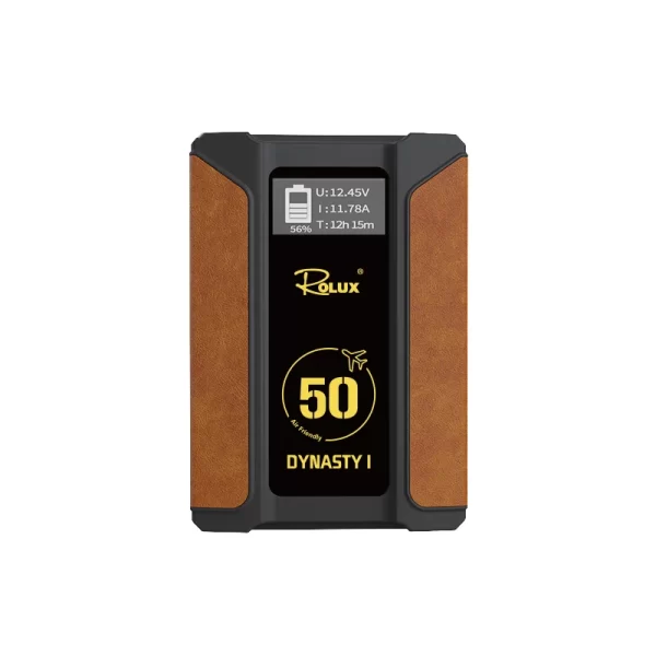 Rolux 14.4V 50Wh 3450mAh USB-C Port V-Mount Lithium Battery