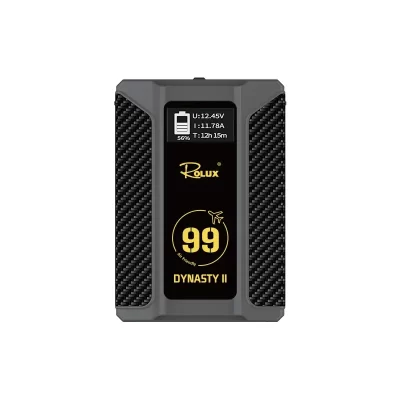 Rolux 14.4V 99Wh 6900mAh USB-C Port V-Mount Lithium Battery