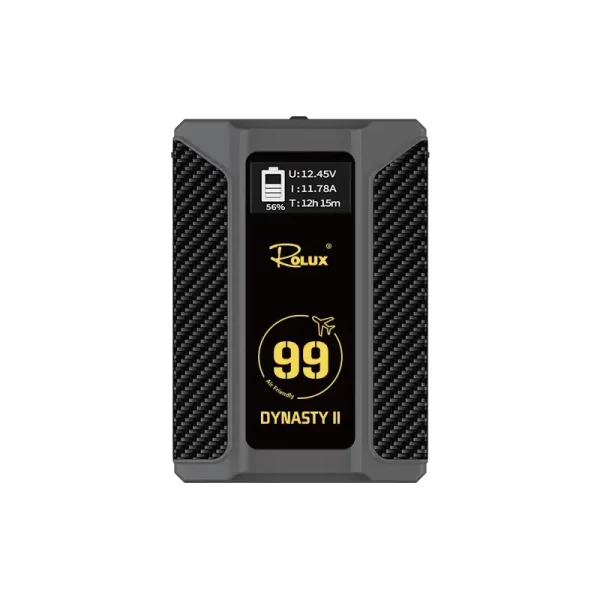 Rolux 14.4V 99Wh 6900mAh USB-C Port V-Mount Lithium Battery
