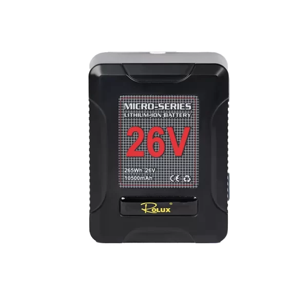 Rolux 26V 265Wh D-Tap Port V-Mount Lithium Battery